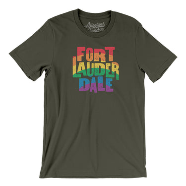 Fort Lauderdale Florida Pride Men/Unisex T-Shirt-Allegiant Goods Co. Vintage Sports Apparel