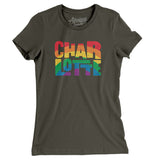 Charlotte North Carolina Pride Women's T-Shirt-Allegiant Goods Co. Vintage Sports Apparel
