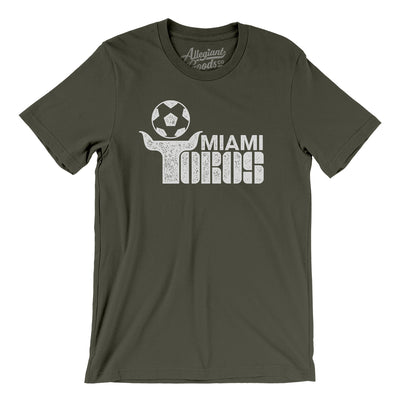 Miami Toros Soccer Men/Unisex T-Shirt-Army-Allegiant Goods Co. Vintage Sports Apparel