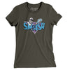 Syracuse Smash Lacrosse Women's T-Shirt-Army-Allegiant Goods Co. Vintage Sports Apparel