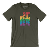 St. Petersburg Florida Pride Men/Unisex T-Shirt-Allegiant Goods Co. Vintage Sports Apparel