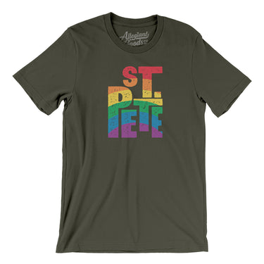St. Petersburg Florida Pride Men/Unisex T-Shirt-Allegiant Goods Co. Vintage Sports Apparel