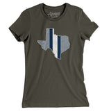 Texas Helmet Stripes Women's T-Shirt-Allegiant Goods Co. Vintage Sports Apparel