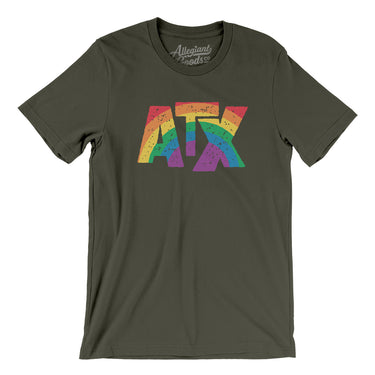 Austin Texas Pride Men/Unisex T-Shirt-Allegiant Goods Co. Vintage Sports Apparel