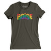 Boise Idaho Pride Women's T-Shirt-Army-Allegiant Goods Co. Vintage Sports Apparel