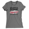 Georgia Dome Women's T-Shirt-Asphalt-Allegiant Goods Co. Vintage Sports Apparel