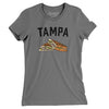 Tampa Cuban Sandwich Women's T-Shirt-Asphalt-Allegiant Goods Co. Vintage Sports Apparel