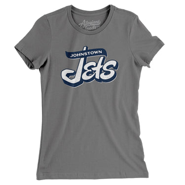 Johnstown Jets Hockey Women's T-Shirt-Allegiant Goods Co. Vintage Sports Apparel