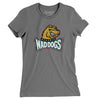 Memphis Mad Dogs Football Women's T-Shirt-Asphalt-Allegiant Goods Co. Vintage Sports Apparel