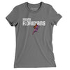 Miami Floridians Basketball Women's T-Shirt-Asphalt-Allegiant Goods Co. Vintage Sports Apparel