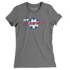 New York Arrows Soccer Women's T-Shirt-Asphalt-Allegiant Goods Co. Vintage Sports Apparel