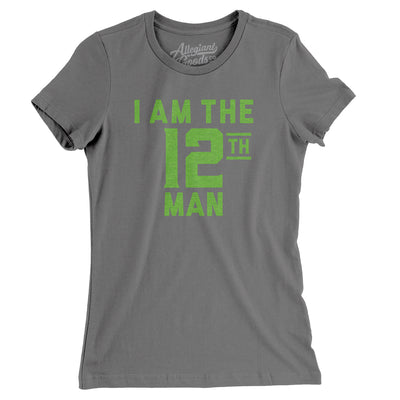 I Am The 12th Man Women's T-Shirt-Asphalt-Allegiant Goods Co. Vintage Sports Apparel