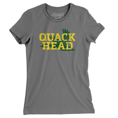 Quack Head Women's T-Shirt-Asphalt-Allegiant Goods Co. Vintage Sports Apparel