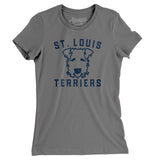St. Louis Terriers Baseball Women's T-Shirt-Allegiant Goods Co. Vintage Sports Apparel