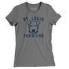 St. Louis Terriers Baseball Women's T-Shirt-Asphalt-Allegiant Goods Co. Vintage Sports Apparel