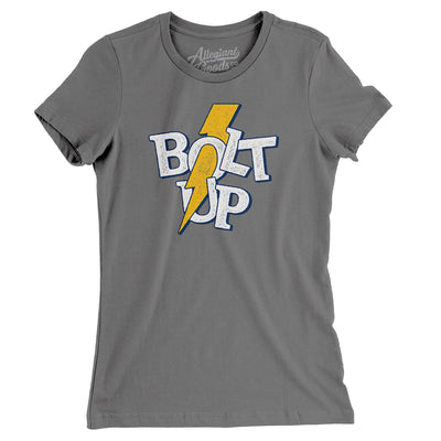 Bolt Up Women's T-Shirt-Asphalt-Allegiant Goods Co. Vintage Sports Apparel