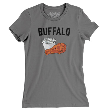 Buffalo Chicken Wings Women's T-Shirt-Allegiant Goods Co. Vintage Sports Apparel
