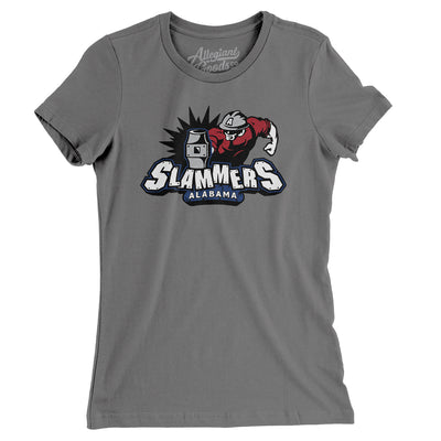 Alabama Slammers Hockey Women's T-Shirt-Asphalt-Allegiant Goods Co. Vintage Sports Apparel