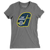 Flint Generals Hockey Women's T-Shirt-Allegiant Goods Co. Vintage Sports Apparel
