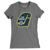 Flint Generals Hockey Women's T-Shirt-Asphalt-Allegiant Goods Co. Vintage Sports Apparel