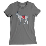 #12 GOAT Women's T-Shirt-Allegiant Goods Co. Vintage Sports Apparel