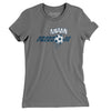 Miami Freedom Soccer Women's T-Shirt-Asphalt-Allegiant Goods Co. Vintage Sports Apparel