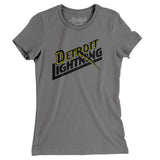 Detroit Lightning Soccer Women's T-Shirt-Allegiant Goods Co. Vintage Sports Apparel