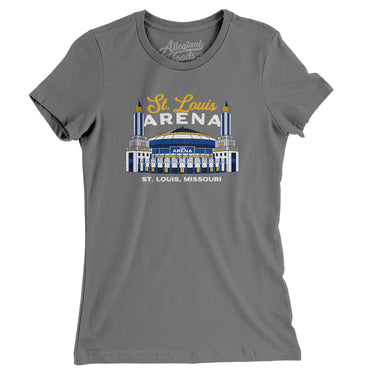 St. Louis Arena Women's T-Shirt-Allegiant Goods Co. Vintage Sports Apparel