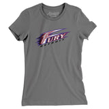 Detroit Fury Arena Football Women's T-Shirt-Allegiant Goods Co. Vintage Sports Apparel
