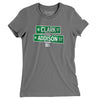 Addison & Clark Street Chicago Women's T-Shirt-Asphalt-Allegiant Goods Co. Vintage Sports Apparel