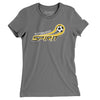 Pittsburgh Spirit Soccer Women's T-Shirt-Asphalt-Allegiant Goods Co. Vintage Sports Apparel