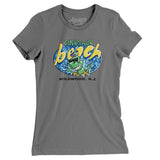 Dinosaur Beach Pier Amusement Park Women's T-Shirt-Allegiant Goods Co. Vintage Sports Apparel