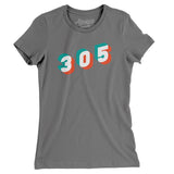 Miami 305 Area Code Women's T-Shirt-Allegiant Goods Co. Vintage Sports Apparel
