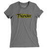 Baltimore Thunder Lacrosse Women's T-Shirt-Asphalt-Allegiant Goods Co. Vintage Sports Apparel