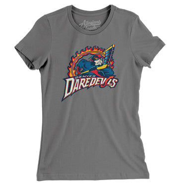 Denver Daredevils Roller Hockey Women's T-Shirt-Allegiant Goods Co. Vintage Sports Apparel
