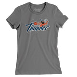 Quad City Thunder Basketball Women's T-Shirt-Allegiant Goods Co. Vintage Sports Apparel