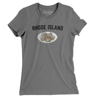 Rhode Island Clams Women's T-Shirt-Allegiant Goods Co. Vintage Sports Apparel