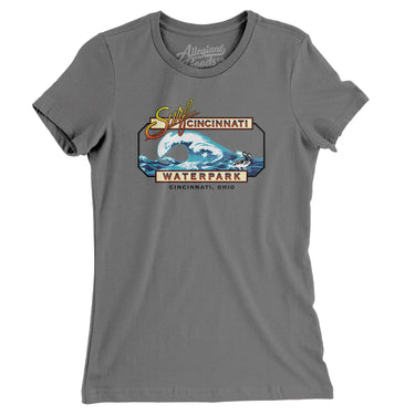 Surf Cincinnati Amusement Park Women's T-Shirt-Allegiant Goods Co. Vintage Sports Apparel
