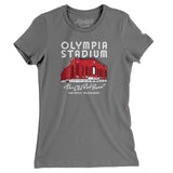 Detroit Olympia Stadium Women's T-Shirt-Allegiant Goods Co. Vintage Sports Apparel