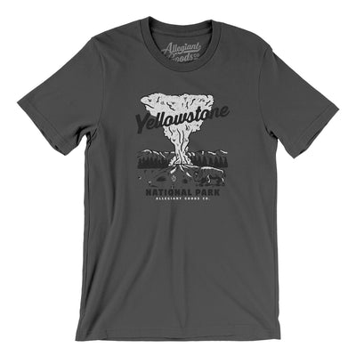 Yellowstone National Park Old Faithful Men/Unisex T-Shirt-Deep Heather-Allegiant Goods Co. Vintage Sports Apparel