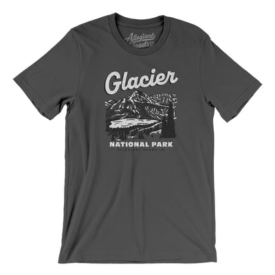 Glacier National Park Men/Unisex T-Shirt-Deep Heather-Allegiant Goods Co. Vintage Sports Apparel