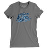 Albany Attack Lacrosse Women's T-Shirt-Asphalt-Allegiant Goods Co. Vintage Sports Apparel