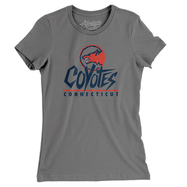 Connecticut Coyotes Arena Football Women's T-Shirt-Allegiant Goods Co. Vintage Sports Apparel