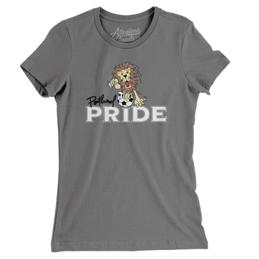 Portland Pride Soccer Women's T-Shirt-Allegiant Goods Co. Vintage Sports Apparel
