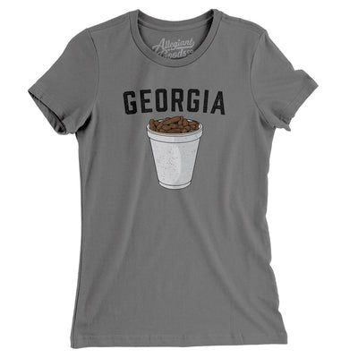 Georgia Boiled Peanuts Women's T-Shirt-Asphalt-Allegiant Goods Co. Vintage Sports Apparel
