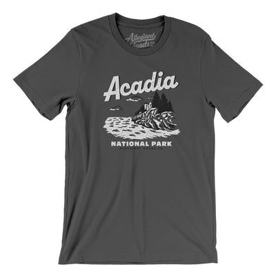 Acadia National Park Men/Unisex T-Shirt-Deep Heather-Allegiant Goods Co. Vintage Sports Apparel