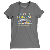 St. Pete Florida Pier Women's T-Shirt-Allegiant Goods Co. Vintage Sports Apparel