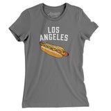 Los Angeles Hot Dog Women's T-Shirt-Allegiant Goods Co. Vintage Sports Apparel