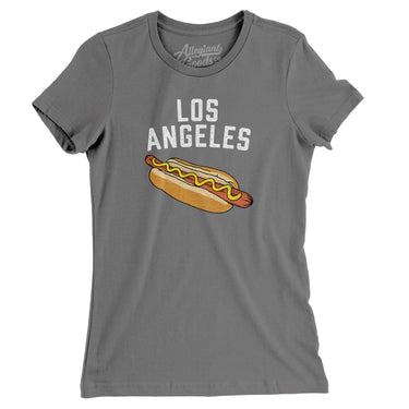 Los Angeles Hot Dog Women's T-Shirt-Allegiant Goods Co. Vintage Sports Apparel