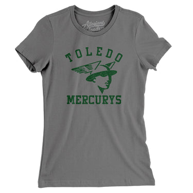 Toledo Mercurys Hockey Women's T-Shirt-Allegiant Goods Co. Vintage Sports Apparel